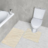 Комплект ковриков на пенорезине FLO 3018 BEIGE с вырезом, фото 6