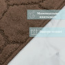 Комплект ковриков на пенорезине FLO 3008 BROWN с вырезом, фото 2