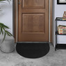 Коврик придверный Лакрум Welcome полукруг черный, фото 6