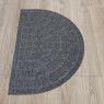 Коврик придверный Лакрум Steen полукруг серый, фото 2