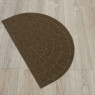 Коврик придверный Лакрум Steen полукруг коричневый, фото 3