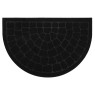 Коврик придверный Лакрум Steen полукруг черный, фото 1