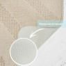 Комплект ковриков на пенорезине FLO 3018 BEIGE с вырезом, фото 4